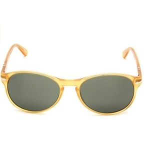 Persol Sunglasses Polarized Golden Yellow Unisex